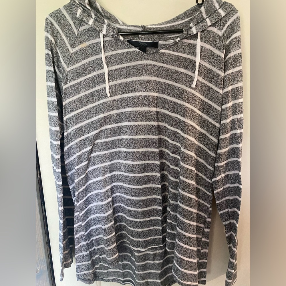 Womens stripped hoodie